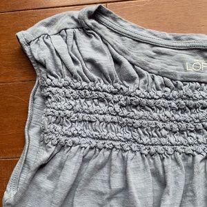 LOFT Dusty Blue Sleeveless Tee